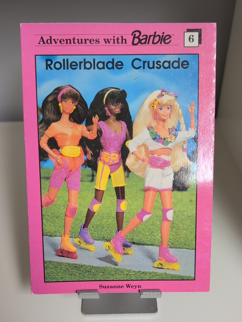 🩵3/$20🩵 Vintage Book Adventures With Barbie - Rollerblade Crusade 1992 Mattel